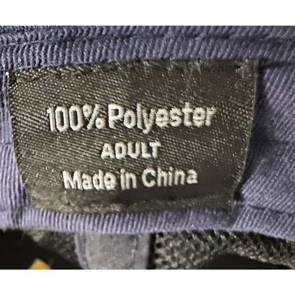 UNIVERSITY OF MICHIGAN U Of M Wolverines Baseball Hat Adult Size Strap Back Cap - Picture 5 of 6